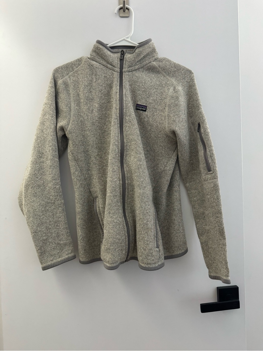 Patagonia Women's Heather Gray Full-Zip Fleece Jacket